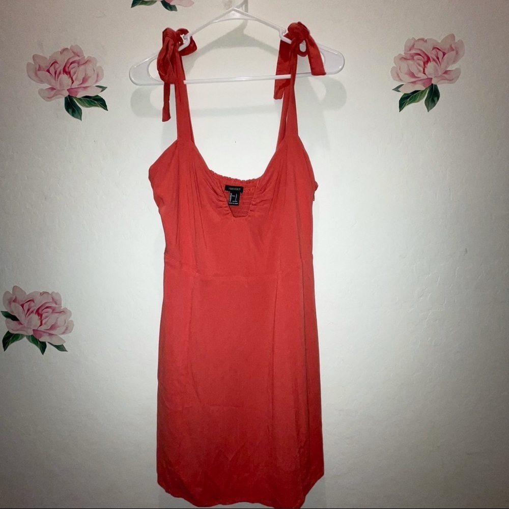 Forever21 Tie Straps Mini Dress